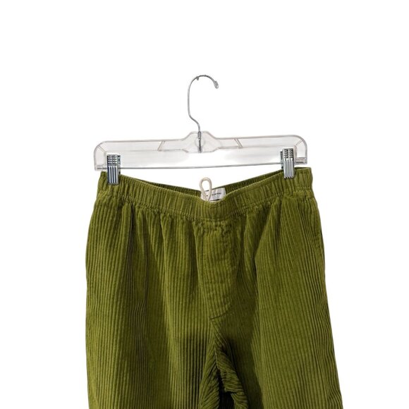 Urban Outfitters Womens Olive Green Corduroy Cropped Pants M - Picture 2 of 5
